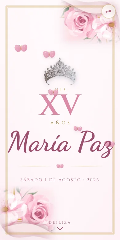 Invitación 100% personalizada hecha por InvitaciónYa