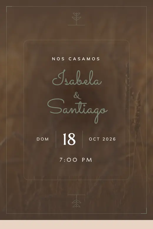 Diseño Terracota Boho — Boho cálido · pampas, arcilla y flores secas